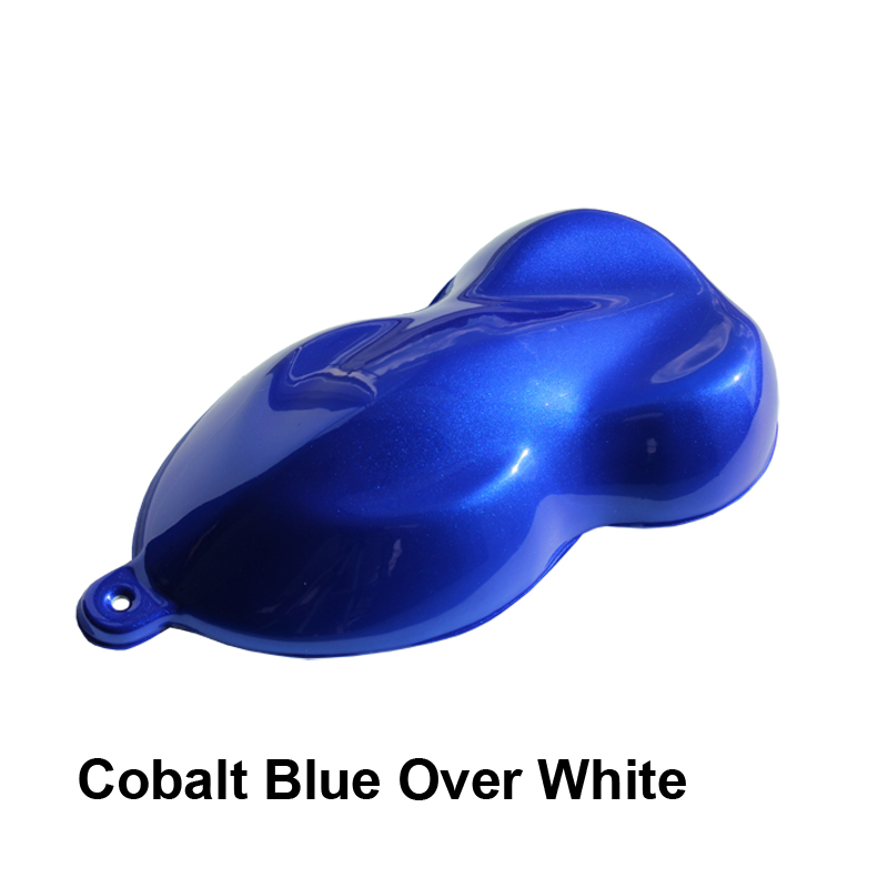 Cobalt Blue Over White
