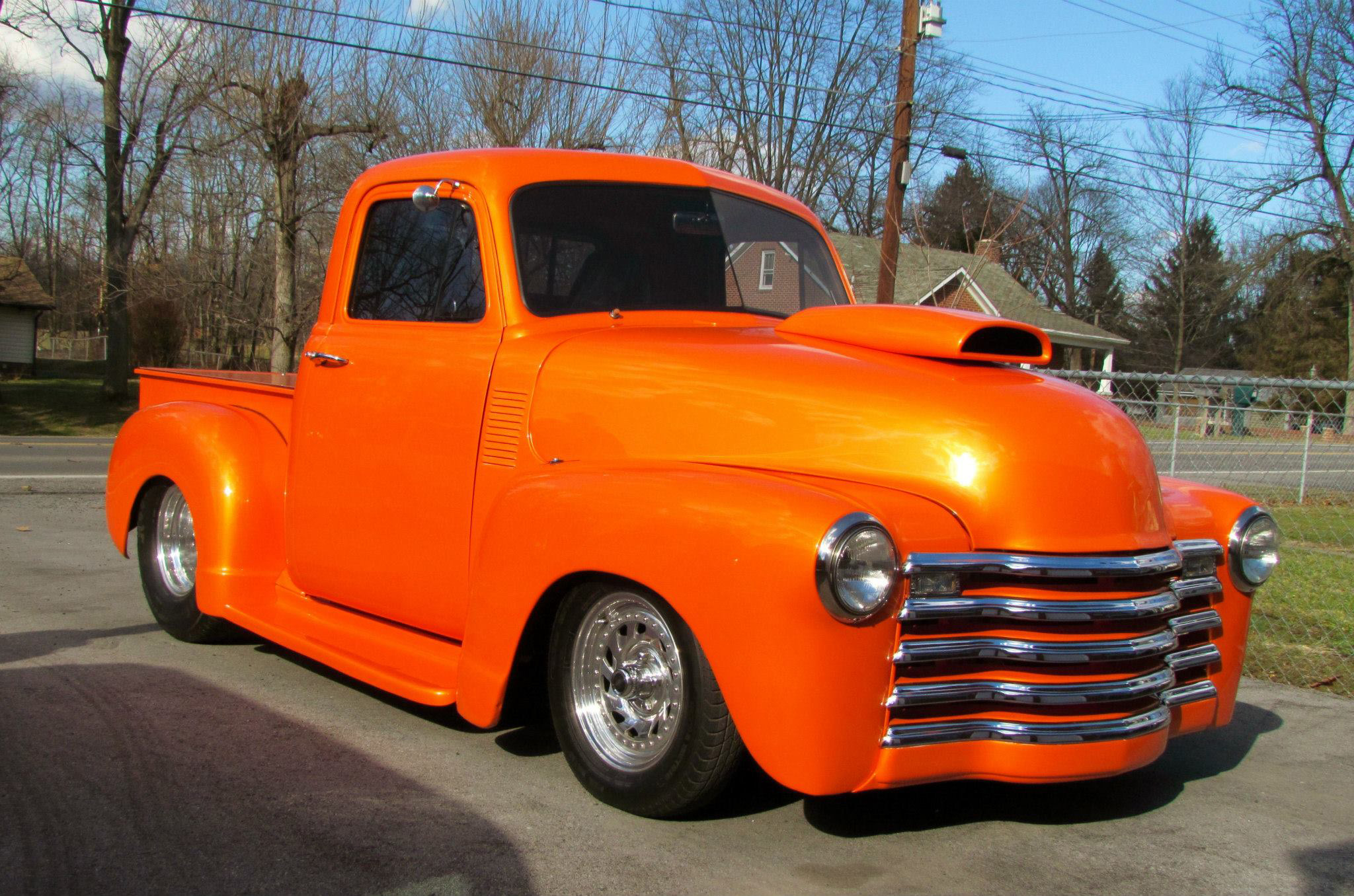 Sunset Orange Pearl Truck