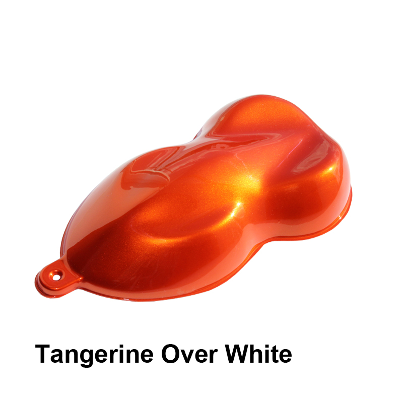 Tangerine Over White